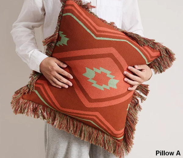 Simple Decorative Pillow Covers, Modern Decorative Pillow for Interior Design, Contemporary Modern Sofa Pillows for Bedroom, Square Modern Pillows for Couch-LargePaintingArt.com