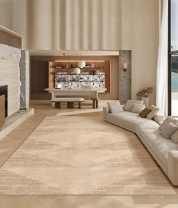 Modern Rugs under Dining Room Table, Geometric Modern Carpets for Office, Abstract Modern Rugs for Living Room, Contemporary Modern Rugs Next to Bed-LargePaintingArt.com