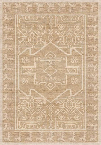 Large Modern Rugs under Dining Room Table, Contemporary Abstract Rugs Next to Bed, Geometric Modern Carpets for Office, Vintage Soft Turkish Rug for Living Room-LargePaintingArt.com