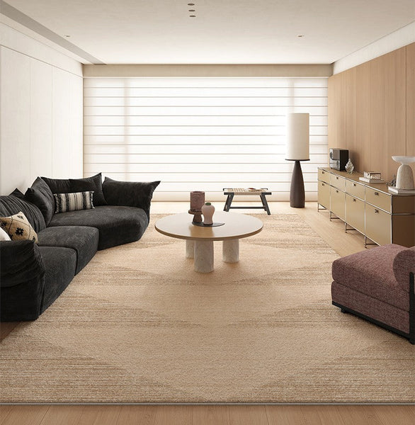 Modern Rugs under Dining Room Table, Geometric Modern Carpets for Office, Abstract Modern Rugs for Living Room, Contemporary Modern Rugs Next to Bed-LargePaintingArt.com