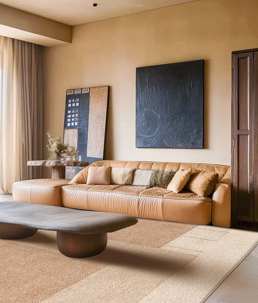 Large Modern Rugs for Living Room, Mid Century Modern Rugs for Bedroom, Contemporary Abstract Rugs under Dining Room Table-LargePaintingArt.com
