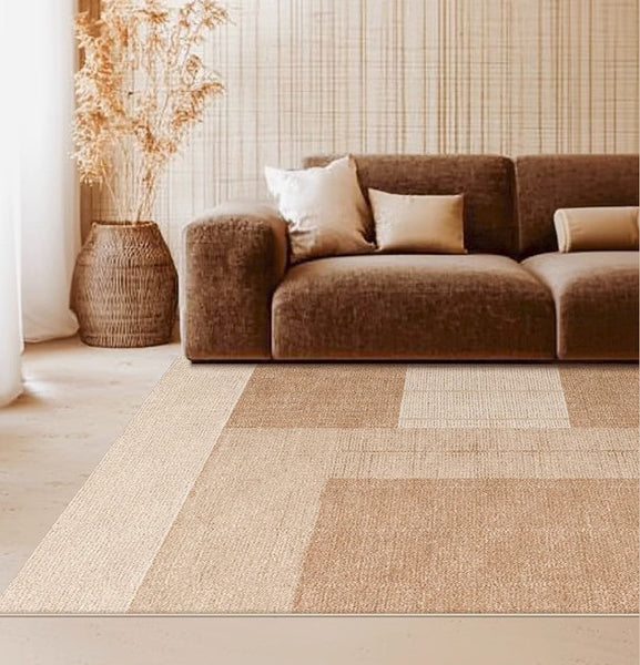 Large Modern Rugs for Living Room, Mid Century Modern Rugs for Bedroom, Contemporary Abstract Rugs under Dining Room Table-LargePaintingArt.com