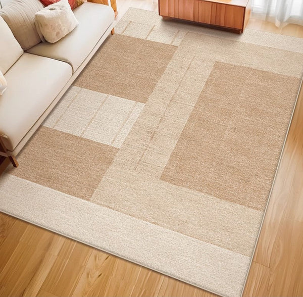 Large Modern Rugs for Living Room, Mid Century Modern Rugs for Bedroom, Contemporary Abstract Rugs under Dining Room Table-LargePaintingArt.com