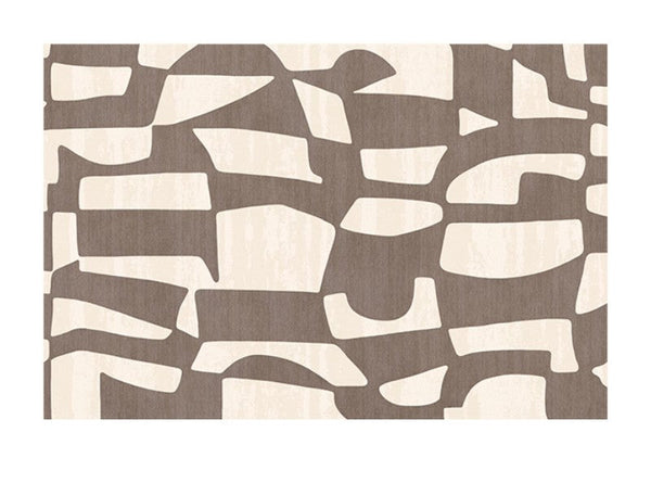 Abstract Contemporary Rugs for Bedroom, Modern Rugs under Sofa, Dining Room Floor Rugs, Modern Rug Ideas for Living Room-LargePaintingArt.com