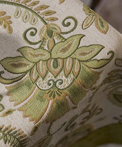 Modern Kitchen Table Cover, Table Cover for Dining Room Table, Flower Pattern Linen Tablecloth for Round Table, Simple Modern Rectangle Tablecloth Ideas for Oval Table-LargePaintingArt.com