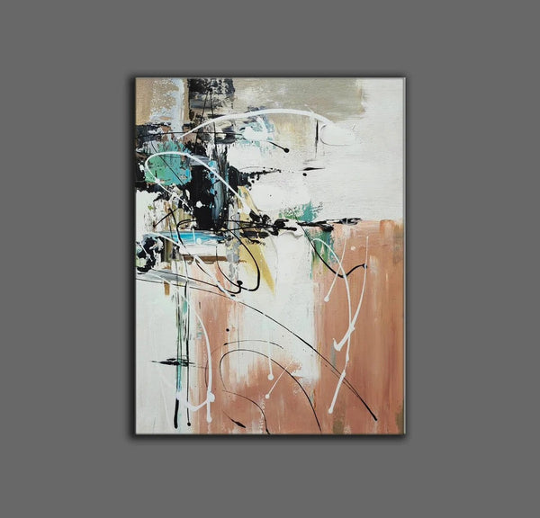 Living Room Wall Art Painting, Extra Large Acrylic Painting, Simple Modern Art, Modern Contemporary Abstract Artwork-LargePaintingArt.com