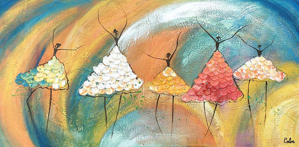Canvas Paintings for Bedroom, Ballet Dancer Painting, Simple Wall Art Painting, Abstract Canvas Painting, Abstract Wall Art Paintings, Large Painting for Sale-LargePaintingArt.com