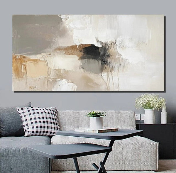 Hand Painted Wall Art Painting, Large Modern Acrylic Painting, Contemporary Canvas Artwork, Abstract Wall Art Paintings, Modern Art for Dining Room-LargePaintingArt.com