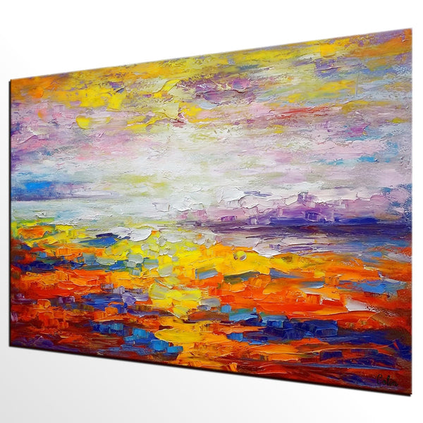 Custom Original Wall Art, Large Canvas Painting, Abstract Art Painting, Contemporary Artwork-LargePaintingArt.com