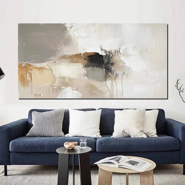 Hand Painted Wall Art Painting, Large Modern Acrylic Painting, Contemporary Canvas Artwork, Abstract Wall Art Paintings, Modern Art for Dining Room-LargePaintingArt.com