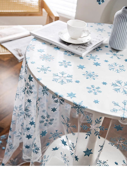 Lace Embroidered Table Covers, Rectangular Table Covers for Coffee Table, Oversized Modern Lace Tablecloths, Extra Large Rectangular Tablecloth for Oval Table-LargePaintingArt.com
