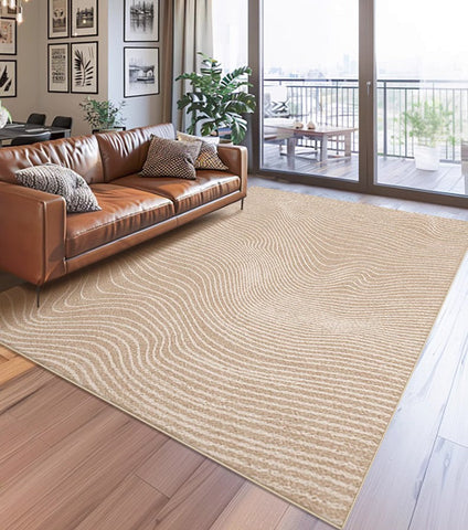 Oversized Modern Rug for Living Room, Geometric Contemporary Rugs for Dining Room, Bedroom Floor Rugs, Extra Large Modern Rugs for Living Room-LargePaintingArt.com