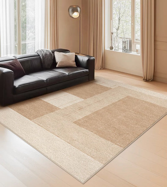 Large Modern Rugs for Living Room, Mid Century Modern Rugs for Bedroom, Contemporary Abstract Rugs under Dining Room Table-LargePaintingArt.com