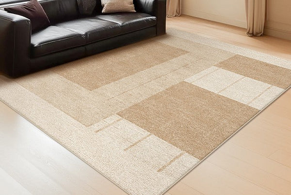 Large Modern Rugs for Living Room, Mid Century Modern Rugs for Bedroom, Contemporary Abstract Rugs under Dining Room Table-LargePaintingArt.com