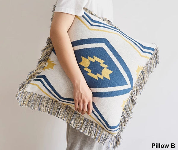 Simple Decorative Pillow Covers, Modern Decorative Pillow for Interior Design, Contemporary Modern Sofa Pillows for Bedroom, Square Modern Pillows for Couch-LargePaintingArt.com