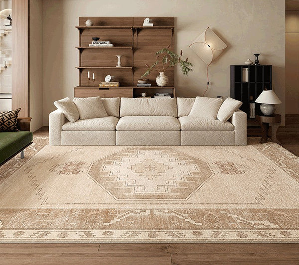 Geometric Modern Carpets for Office, Abstract Modern Rugs for Living Room, Contemporary Modern Rugs Next to Bed, Modern Rugs under Dining Room Table-LargePaintingArt.com