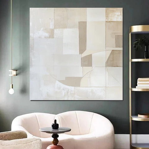 Contemporary Modern Artwork, Large Modern Canvas Painting, Wall Art for Bedroom, Hand Painted Wall Art Painting-LargePaintingArt.com