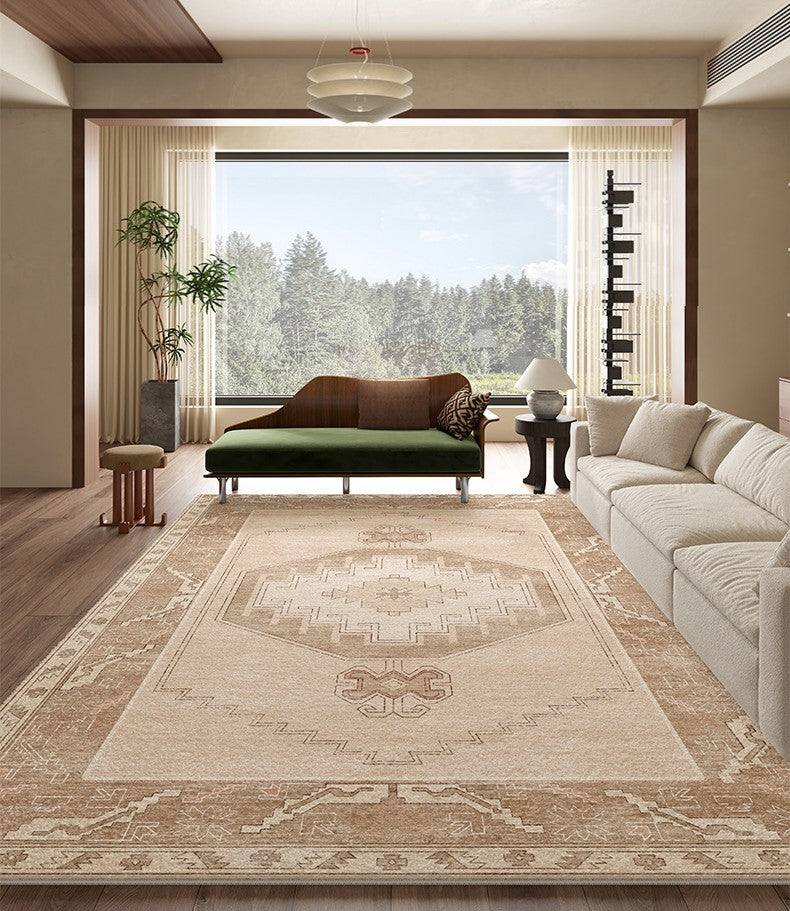 Geometric Modern Carpets for Office, Abstract Modern Rugs for Living Room, Contemporary Modern Rugs Next to Bed, Modern Rugs under Dining Room Table-LargePaintingArt.com