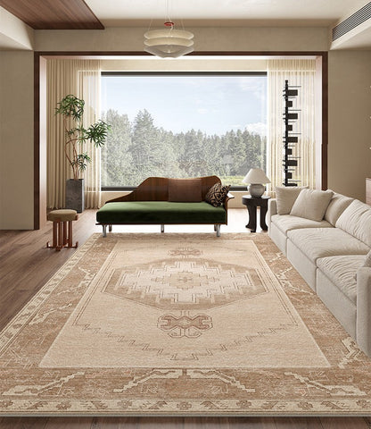 Geometric Modern Carpets for Office, Abstract Modern Rugs for Living Room, Contemporary Modern Rugs Next to Bed, Modern Rugs under Dining Room Table-LargePaintingArt.com