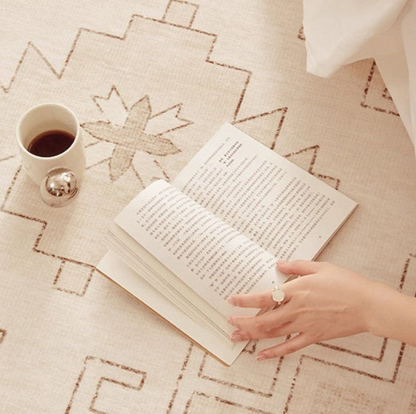 Geometric Modern Carpets for Office, Abstract Modern Rugs for Living Room, Contemporary Modern Rugs Next to Bed, Modern Rugs under Dining Room Table-LargePaintingArt.com