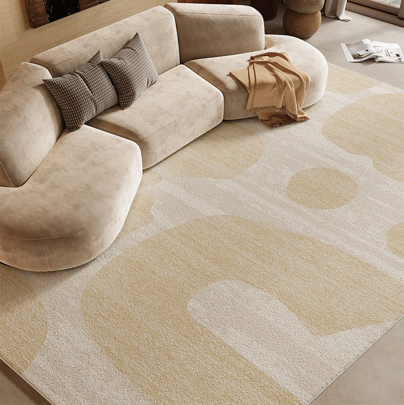 Modern Rugs under Sofa, Dining Room Floor Rugs, Abstract Contemporary Rugs for Bedroom, Modern Rug Ideas for Living Room-LargePaintingArt.com