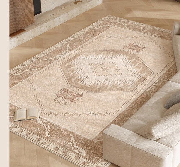 Geometric Modern Carpets for Office, Abstract Modern Rugs for Living Room, Contemporary Modern Rugs Next to Bed, Modern Rugs under Dining Room Table-LargePaintingArt.com