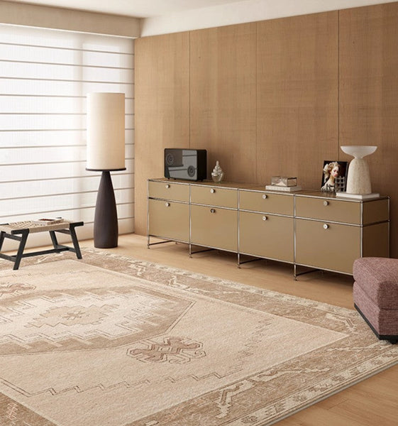 Geometric Modern Carpets for Office, Abstract Modern Rugs for Living Room, Contemporary Modern Rugs Next to Bed, Modern Rugs under Dining Room Table-LargePaintingArt.com