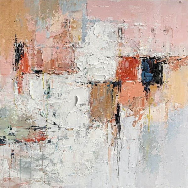 Extra Large Abstract Paintings on Canvas, Hand Painted Abstract Painting, Bedroom Wall Art Ideas, Simple Painting Ideas for Bedroom-LargePaintingArt.com