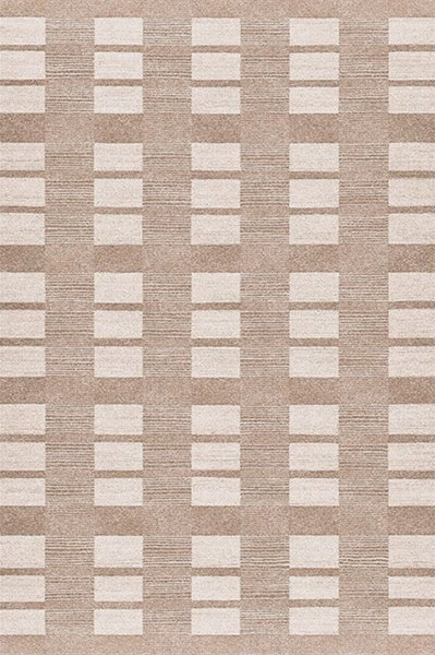 Contemporary Abstract Rugs under Dining Room Table, Mid Century Modern Rugs for Bedroom, Large Modern Rugs for Living Room-LargePaintingArt.com