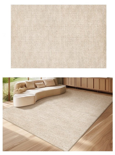 Modern Rugs under Dining Room Table, Abstract Area Rugs for Living Room, Geometric Contemporary Modern Rugs Next to Bed-LargePaintingArt.com