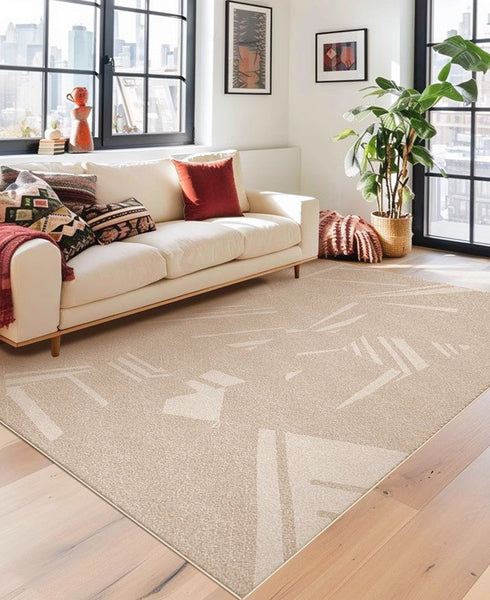 Large Modern Rugs for Living Room, Contemporary Modern Rugs for Bedroom, Extra Large Geometric Modern Rugs for Dining Room-LargePaintingArt.com