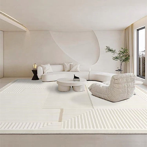 Modern Rugs for Dining Room, Large Geometric Modern Rugs for Living Room, Abstract Modern Rugs for Bedroom, Contemporary Modern Rugs-LargePaintingArt.com