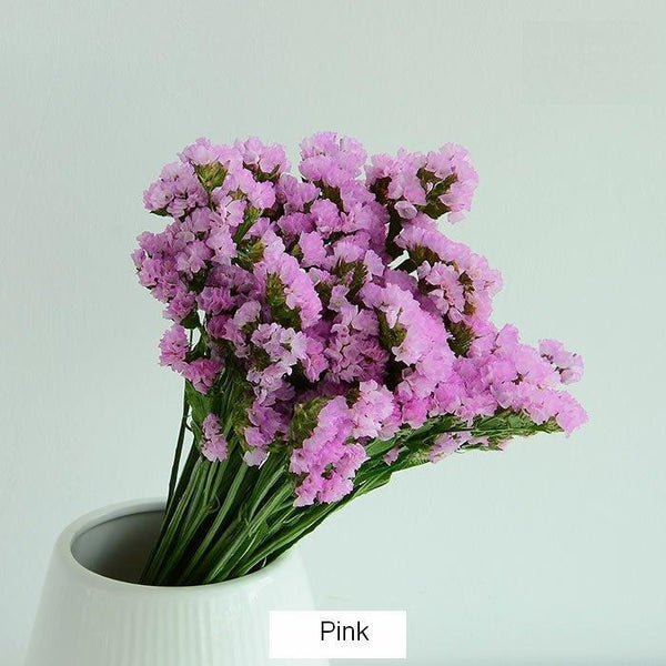 Dried Statices Flower, Dried Flowers, Flower Bunches, Dried Floral-LargePaintingArt.com