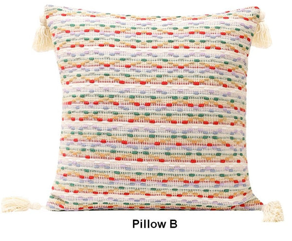 Colorful Modern Sofa Pillows Covers, Modern Sofa Cushion, Decorative Modern Pillows for Couch, Decorative Pillows for Living Room-LargePaintingArt.com
