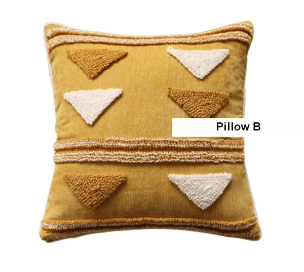 Modern Square Sofa Pillows Covers, Modern Sofa Cushion, Decorative Modern Pillows for Couch, Decorative Pillows for Living Room-LargePaintingArt.com