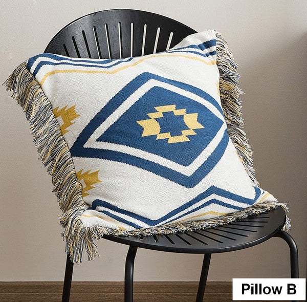 Simple Decorative Pillow Covers, Modern Decorative Pillow for Interior Design, Contemporary Modern Sofa Pillows for Bedroom, Square Modern Pillows for Couch-LargePaintingArt.com