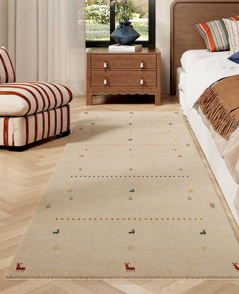 Contemporary Runner Rugs for Living Room, Modern Runner Rugs Next to Bed, Runner Rugs for Hallway, Bathroom Runner Rugs, Kitchen Runner Rugs-LargePaintingArt.com