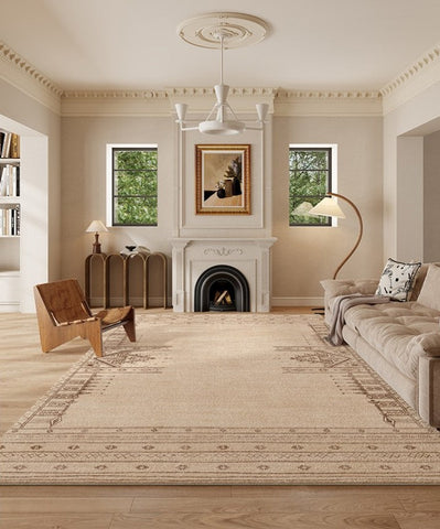 Contemporary Modern Rugs Next to Bed, Modern Rugs under Dining Room Table, Geometric Modern Carpets for Office, Abstract Modern Rugs for Living Room-LargePaintingArt.com