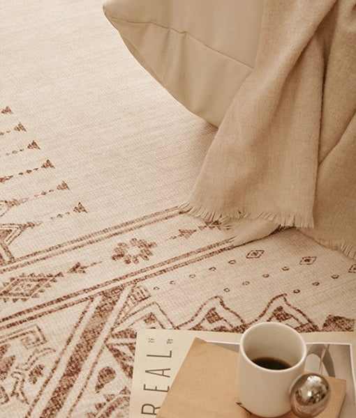 Contemporary Modern Rugs Next to Bed, Modern Rugs under Dining Room Table, Geometric Modern Carpets for Office, Abstract Modern Rugs for Living Room-LargePaintingArt.com
