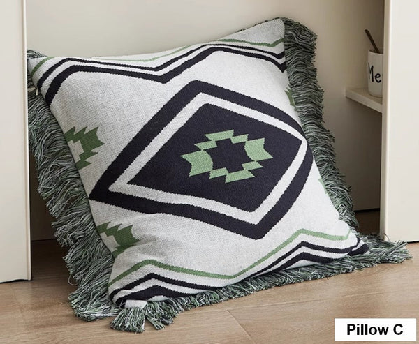 Simple Decorative Pillow Covers, Modern Decorative Pillow for Interior Design, Contemporary Modern Sofa Pillows for Bedroom, Square Modern Pillows for Couch-LargePaintingArt.com