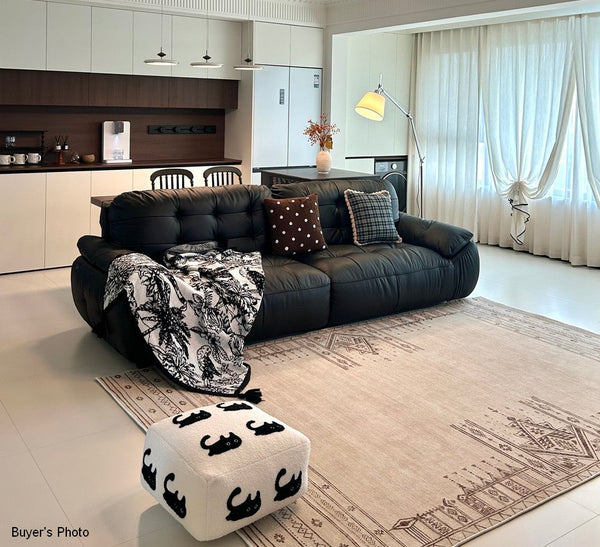 Contemporary Modern Rugs Next to Bed, Modern Rugs under Dining Room Table, Geometric Modern Carpets for Office, Abstract Modern Rugs for Living Room-LargePaintingArt.com