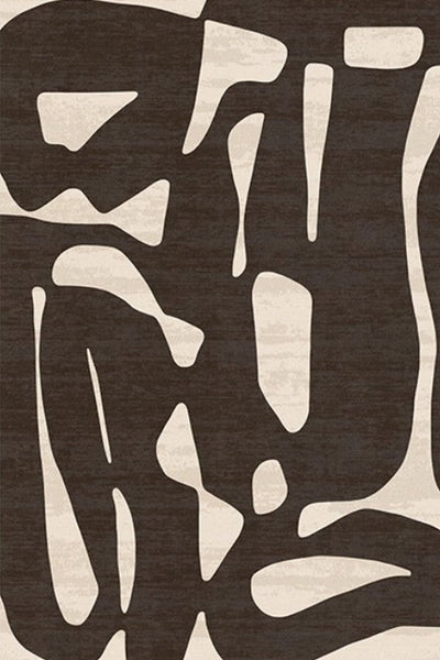 Dining Room Floor Rugs, Abstract Contemporary Rugs for Bedroom, Modern Rug Ideas for Living Room, Modern Rugs under Sofa-LargePaintingArt.com