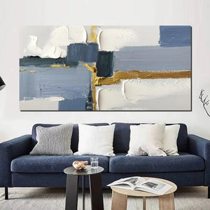 Modern Art Paintings for Dining Room, Abstract Acrylic Paintings on Canvas, Hand Painted Wall Art Paintings, Contemporary Canvas Artwork, Abstract Wall Art Paintings-LargePaintingArt.com