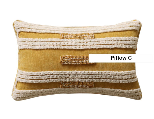 Modern Square Sofa Pillows Covers, Modern Sofa Cushion, Decorative Modern Pillows for Couch, Decorative Pillows for Living Room-LargePaintingArt.com