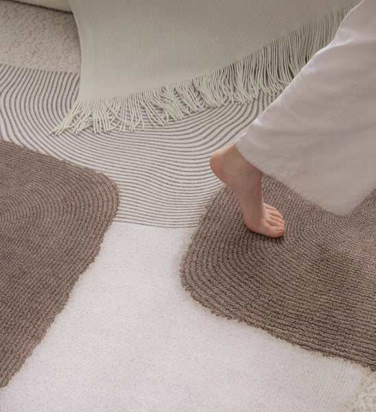 Large Contemporary Floor Carpets, Dining Room Modern Rugs, Living Room Modern Area Rugs, Geometric Modern Rugs in Bedroom-LargePaintingArt.com