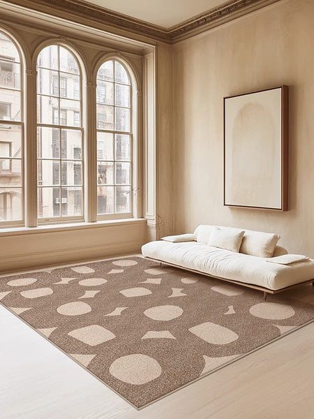 Contemporary Area Rugs under Sofa, Bedroom Modern Floor Rugs, Living Room Modern Area Rug, Large Area Rugs for Office-LargePaintingArt.com