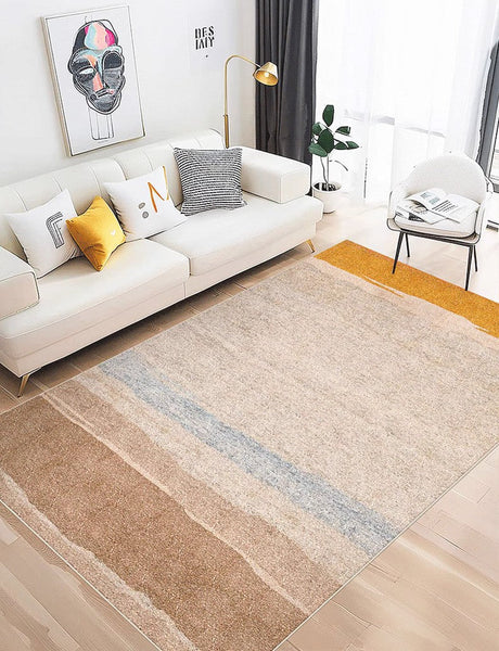 Abstract Area Rugs for Bedroom, Contemporary Modern Rugs for Living Room, Geometric Modern Rugs under Dining Room Table, Modern Carpets under Coffee Table-LargePaintingArt.com