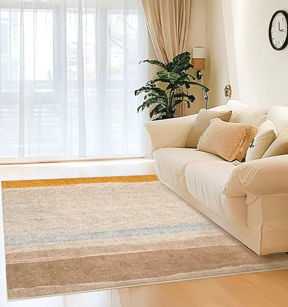 Abstract Area Rugs for Bedroom, Contemporary Modern Rugs for Living Room, Geometric Modern Rugs under Dining Room Table, Modern Carpets under Coffee Table-LargePaintingArt.com