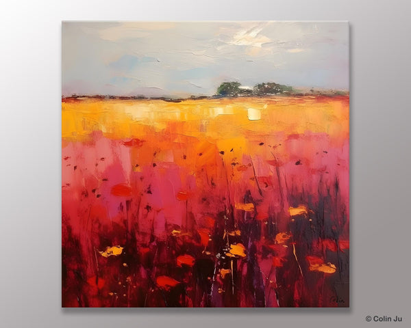 Contemporary Wall Art Paintings, Large Acrylic Paintings on Canvas, Abstract Landscape Paintings for Living Room, Landscape Canvas Art-LargePaintingArt.com
