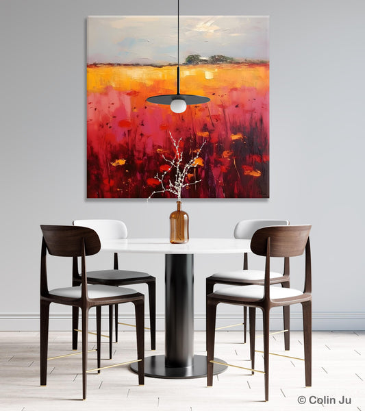 Contemporary Wall Art Paintings, Large Acrylic Paintings on Canvas, Abstract Landscape Paintings for Living Room, Landscape Canvas Art-LargePaintingArt.com